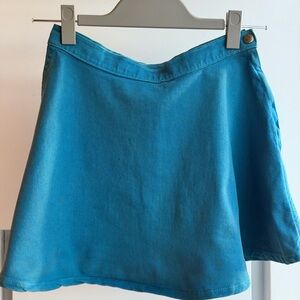 American Apparel Blue Denim Skirt